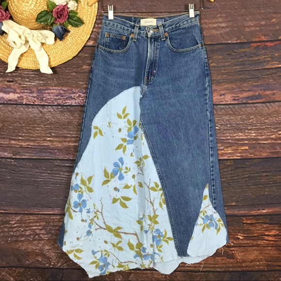 GAP Dresses & Skirts - Vintage 90s Y2k GAP denim / cloth handkerchief skirt